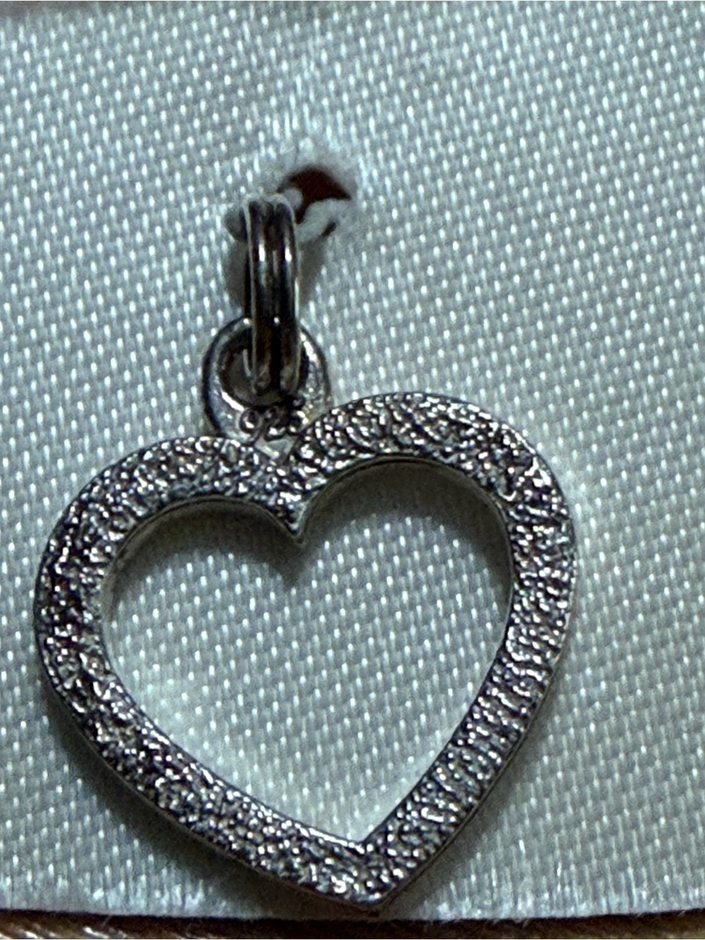 VTG NEW Sterling Silver Heart Pendant Charm Signed 925 and SINC. Rare piece! - Picture 2 of 4